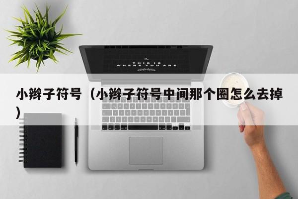 小辫子符号（小辫子符号中间那个圈怎么去掉）  第1张