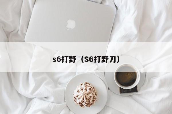 s6打野（S6打野刀）  第1张