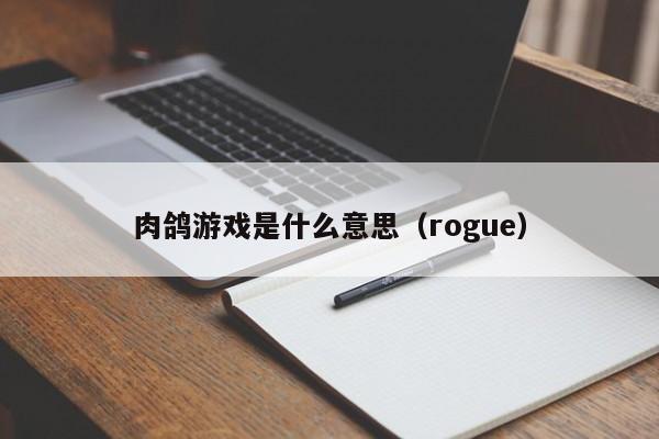 肉鸽是什么意思（rogue）  第1张